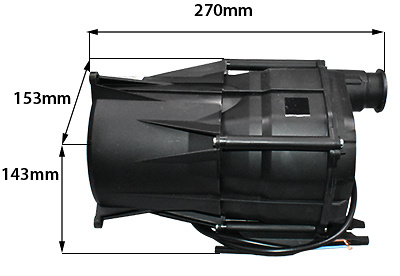 Bomba soplador aire caliente ( Blower) ASD Sirem 