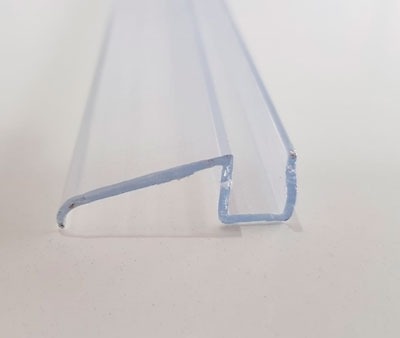 Goma vierteaguas cascada para vidrio de 8 mm 