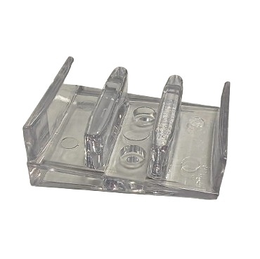 Guía inferior para mamparas de 3 puertas correderas 
