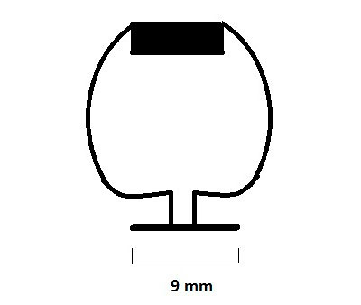 gomas iman perfil mampara 1218 cotas 