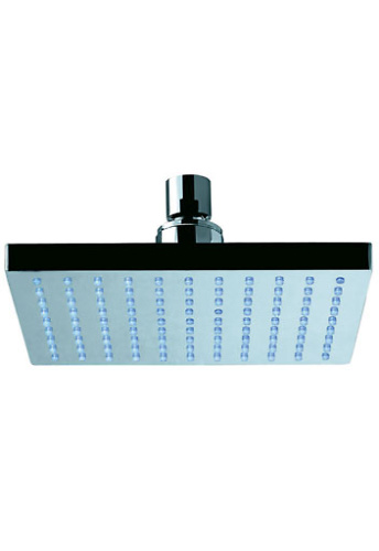 Rociador rectangular orientable latón cromado 