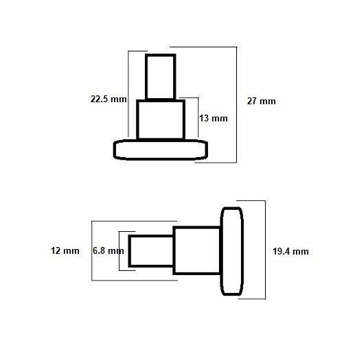 Rodamiento excéntrico 19x4 mm Pladux y Maxiban 