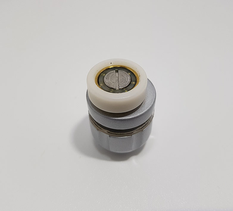 Rodamientos mamparas 20x7 ref 1151_2 Rodamientos para mamparas excéntrico de 20 mm de diámetro x 7 mm de grosor. Disponible en color blanco y gris, indicar en observaciones.