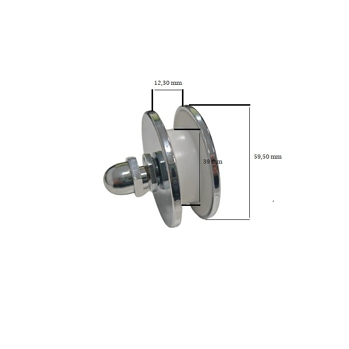 Rodamiento excéntrico grande 59,5x25 mm 