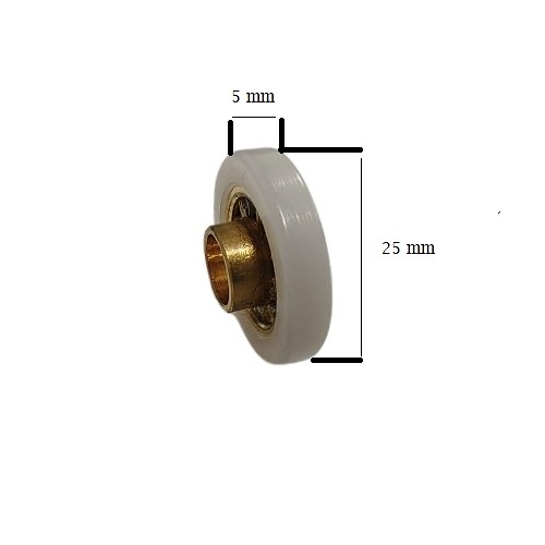 Rodamiento sencillo 25 X 5 mm 