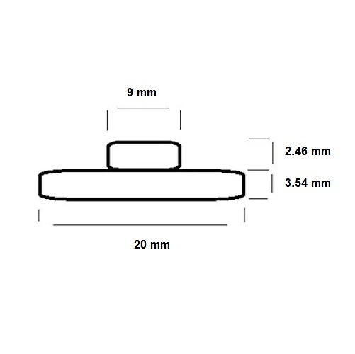 Rodamientos mampara ducha 20x3 mm ( 6 unid) 