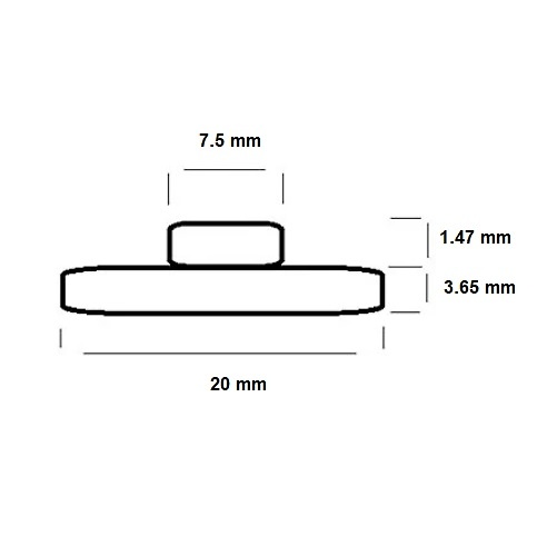Rodamientos mamparas correderas 20x3 mm ( 6 unid) 